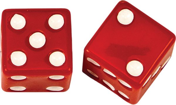 red dice valve cap