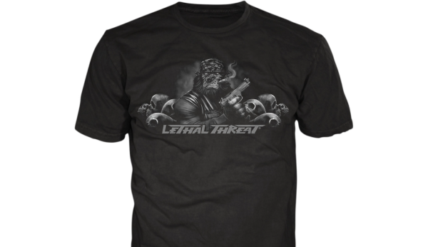 Lethal Threat Pistol Packing Gorilla T-Shirt