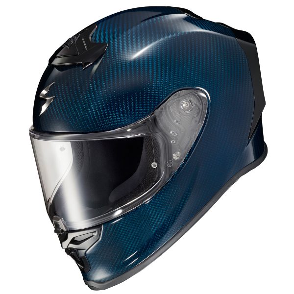 Scorpion EXO-R1 Air Blue Carbon Fiber Helmet