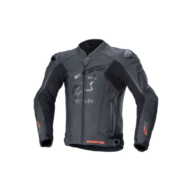 Alpinestars GP Plus R v4 Rideknit Leather Jacket blk Alpinestars GP Plus RV4 Rideknit Leather Jacket