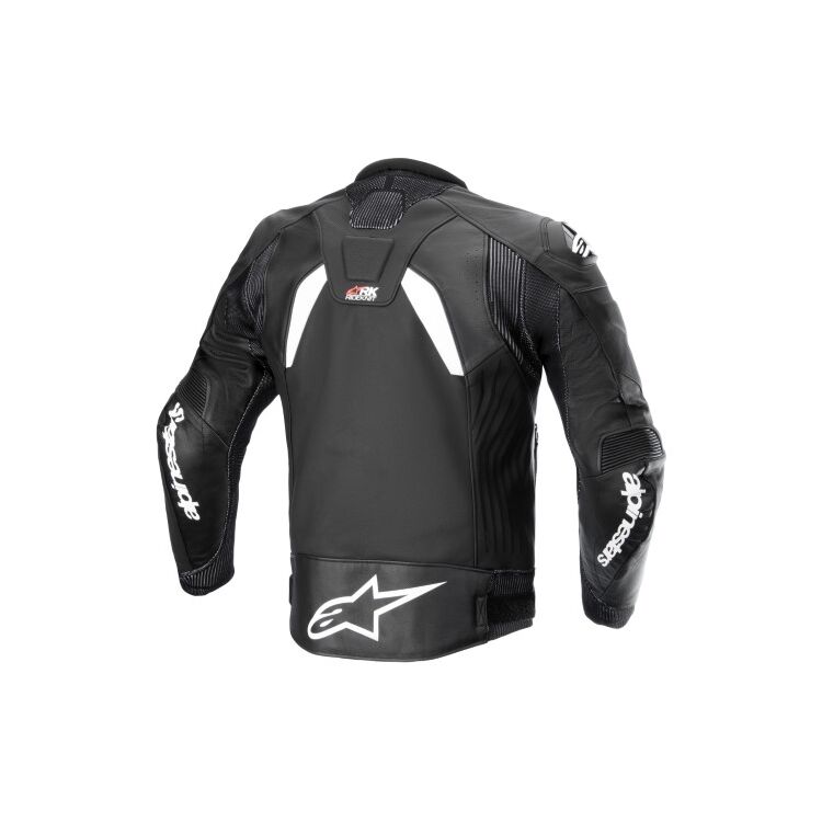Alpinestars GP Plus R v4 Rideknit Leather Jacket wht 2 Alpinestars GP Plus RV4 Rideknit Leather Jacket