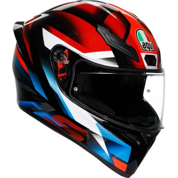AGV K1S Fastlap Helmet red blue AGV K1S Fastlap Helmet
