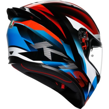 AGV K1S Fastlap Helmet red blue3 AGV K1S Fastlap Helmet