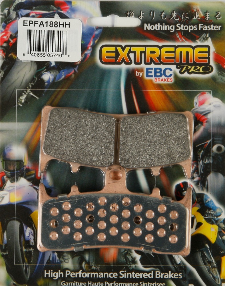 EBC EPFA188HH Extreme Pro Brake Pads EBC EPFA188HH Extreme Pro Brake Pads